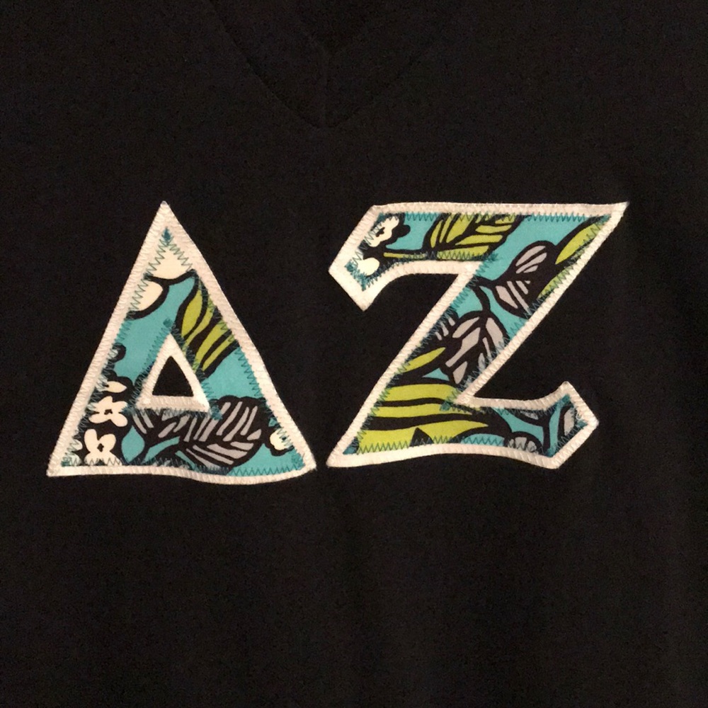 Delta Zeta letter shirt